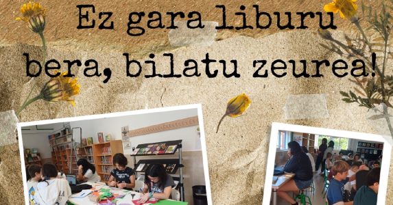 Liburutegiko  I.Lehiaketa: lelorik onenaren sari banaketa.