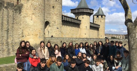 DBH3ko ikasleak Toulousen Michelet college-ko ikasleekin