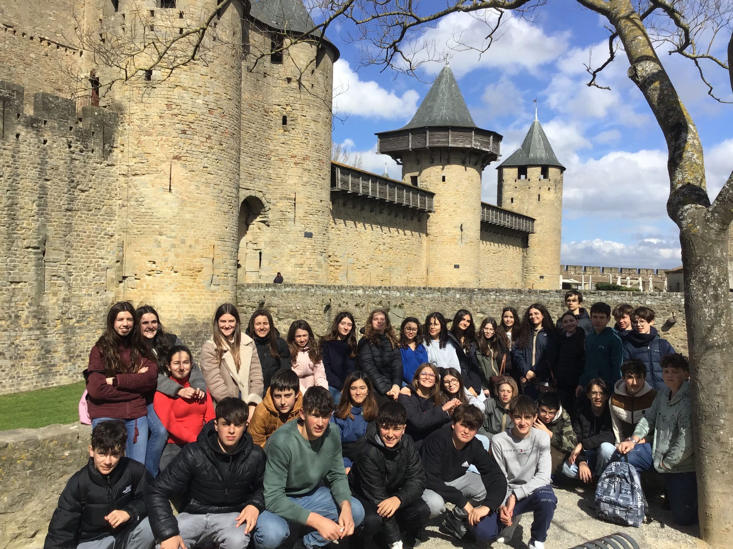 DBH3ko ikasleak Toulousen Michelet college-ko ikasleekin